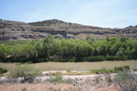 Overview of the site from across the Verde River