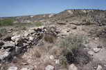 One of two pueblos on the ridge above the cavates.