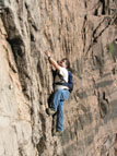 Climbing a cliff