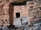 Inside of cliff dwelling