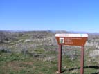 Sign at the entrance to Pueblo La Plata
