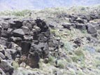 Cliff along side of Pueblo