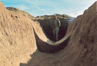 Emil Haury in an Excavated Canal