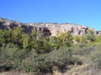 Distant view of Montezuma's Castle Cliff Dwelling