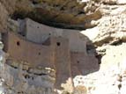 Close-up view of Montezuma Castle Cliff Dwelling