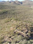 Several more ruins lie on the shoulder of the hill